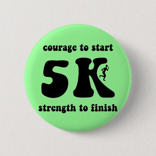 Inspirierend 5K Button (Vorderseite)