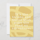 Inspirierend, Abstrakte, individuell anpassbare No Mitteilungskarte (Vorderseite)