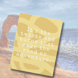 Inspirierend, Abstrakte, individuell anpassbare No Mitteilungskarte