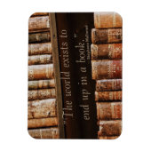 Inspirierend altes Buchangebot Magnet (Vertikal)
