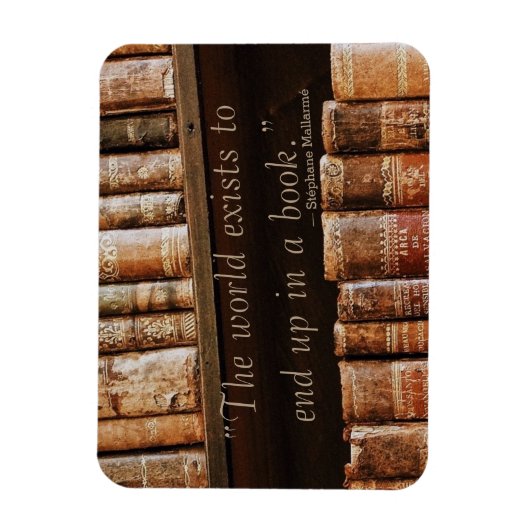 Inspirierend altes Buchangebot Magnet (Vertikal)