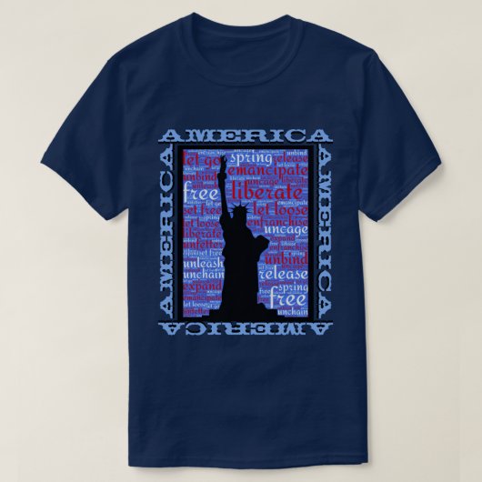 Inspirierend Amerika T-Shirt (Design vorne)
