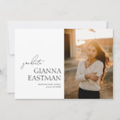 Inspirierend Ankündigung des Abschlusses (Vorderseite)