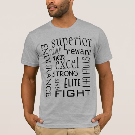 Inspirierend Athlet T-Shirt (Vorderseite)