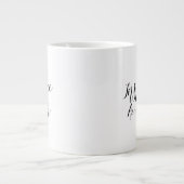 Inspirierend Becher der Liebe Jumbo-Tasse (Vorderseite)