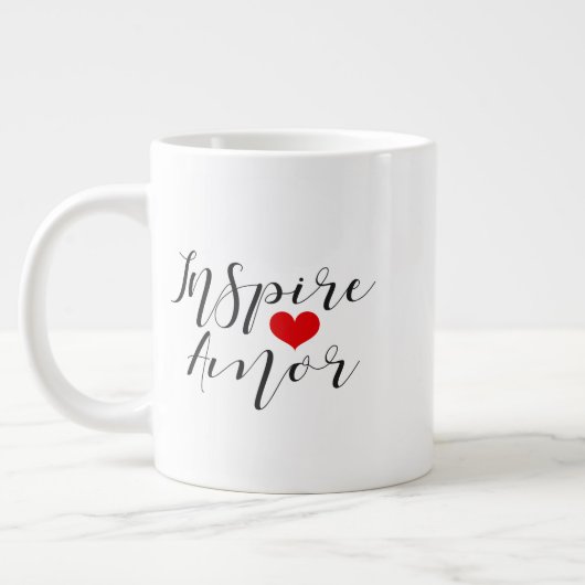 Inspirierend Becher der Liebe Jumbo-Tasse (Links)