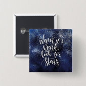 Inspirierend Beschriftung mit Aquarell-Hintergrund Button (Vorne & Hinten)