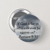 Inspirierend Bibel-Vers Button (Vorne & Hinten)