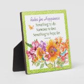 Inspirierend Blumenrinnen-Ufergrenze - grün Fotoplatte (Vorderseite)