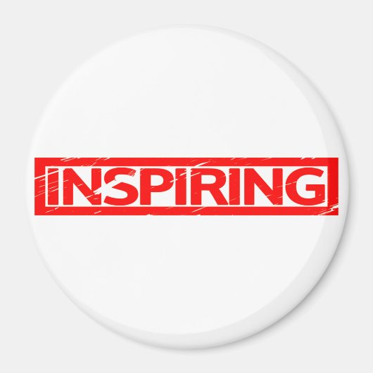 Inspirierend Briefmarke Magnet (Vorne)