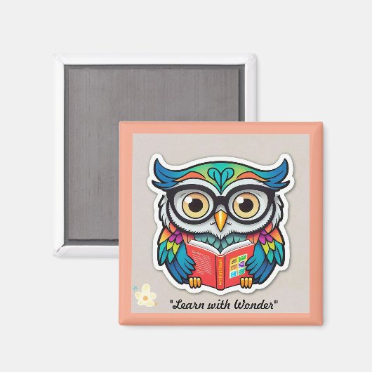 "Inspirierend Buchliebhaber" Magnet (Vorderseite/Rückseite)