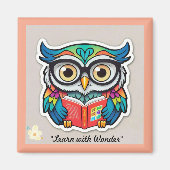 "Inspirierend Buchliebhaber" Magnet (Vorne)