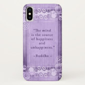 Inspirierend Buddha-Zitat-Typografie Case-Mate iPhone Hülle (Rückseite)