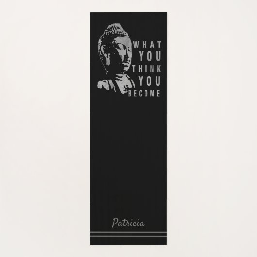 Inspirierend Buddha-Zitat Yogamatte (Rückseite)