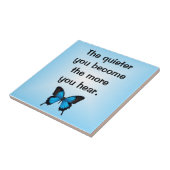 Inspirierend Butterfly Verse Tile Fliese (Seite)