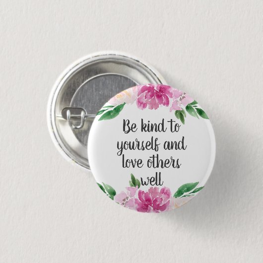 inspirierend button (Vorne & Hinten)