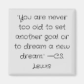 Inspirierend C.S. Lewis Magnet (Vorne)