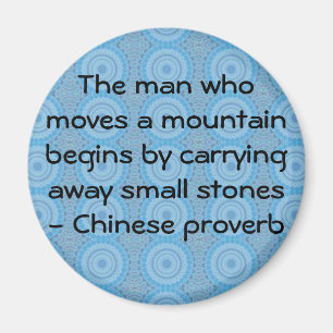 Inspirierend chinesisches Sprichwort Magnet