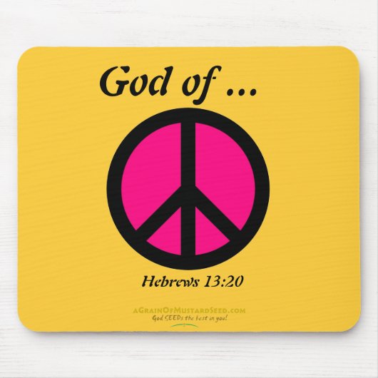 inspirierend Christlich Mousepad (Vorne)