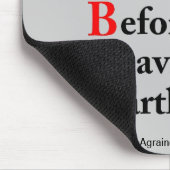 inspirierend Christlich Mousepad (Ecke)