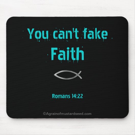 inspirierend Christlich Mousepad (Vorne)