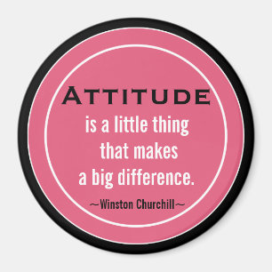 Inspirierend Churchill Zitat Magnet