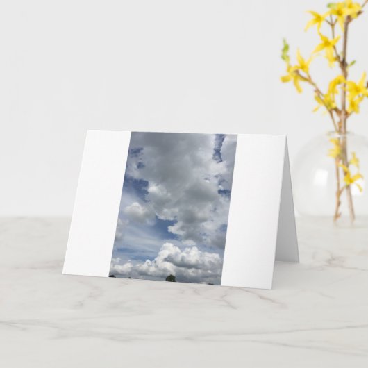 Inspirierend Cloudscape Karte (Gelbe Blume)