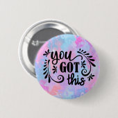 Inspirierend | Das haben Sie Got Button (Vorne & Hinten)