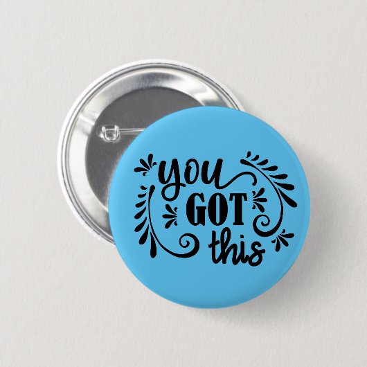 Inspirierend | Das haben Sie Got Button (Vorne & Hinten)