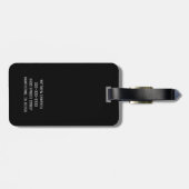 Inspirierend | Das Leben ist ein Kurzes Reiseangeb Gepäckanhänger (Rückseite horizontal)