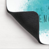 Inspirierend, dass ich genug einfaches Affirmation Mousepad (Ecke)