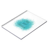 Inspirierend, dass Sie genug einfache Affirmations Notizblock (Linke Seite)