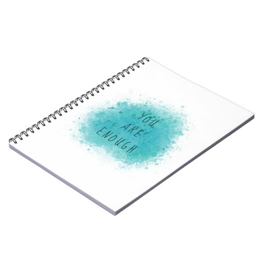 Inspirierend, dass Sie genug einfache Affirmations Notizblock (Linke Seite)