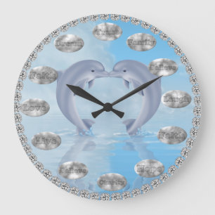 Inspirierend DELPHIN-LIEBHABER Uhr GESCHENK