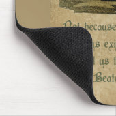 Inspirierend Drache-Zitat-Antiken-Pergament Mousepad (Ecke)