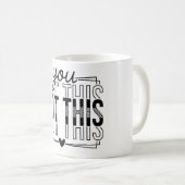 Inspirierend Du Schaffst Das Kaffeetasse (VorderseiteRechts)