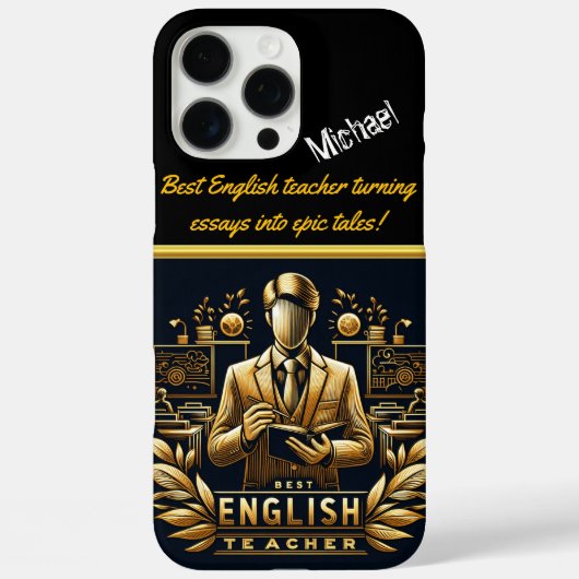 Inspirierend Englischlehrer-Führungsklasse Case-Mate iPhone Hülle (Rückseite)