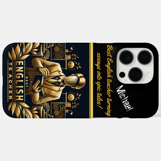 Inspirierend Englischlehrer-Führungsklasse Case-Mate iPhone Hülle (Rückseite (Horizontal))