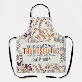 Inspirierend Fall glücklich Erntedankfest & Bibelv Schürze