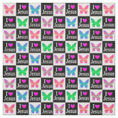 INSPIRIEREND FARBSCHNITT I LIEBE JESUS FABRIC STOFF (Muster)