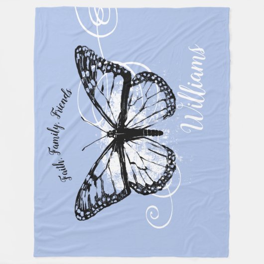 Inspirierend Fleecedecke (Vorderseite)