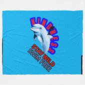 Inspirierend! Fleecedecke (Vorderseite (Horizontal))