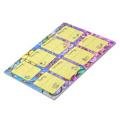 Inspirierend florale Weekly-Planer-Träne aus dem E Notizblock (angewinkelt)