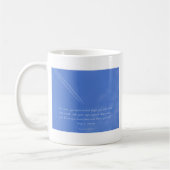 Inspirierend Flugzitat Leonardo da Vincis Kaffeetasse (Links)