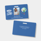 Inspirierend Foto für Lehrkräfte an der Schule Ausweis (Front & Back)