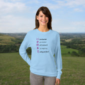 Inspirierend FRAU-Text T-Shirt
