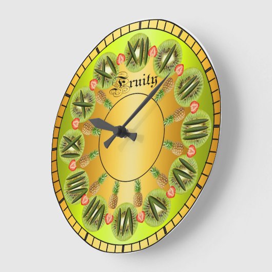 Inspirierend Fruchtdesign-Metallische grüne Uhr (Winkel)