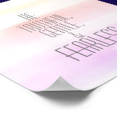 inspirierend Gandhi Zitat Poster Aquarell (Ecke)