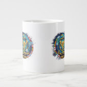 Inspirierend gestalteter Kaffeebecher Jumbo-Tasse (Vorderseite)