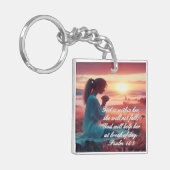 'Inspirierend Glaube' Acrylischer Schlüsselanhänge Schlüsselanhänger (Vorderseite links)